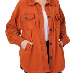 Elbow Patch Pocketed Shacket